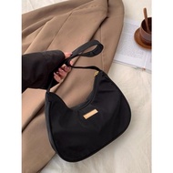 Minimalist Canvas Shoulder Bag Baguette Bag