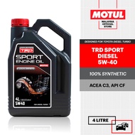 MOTUL TRD SPORT DIESEL 5W40 4L 100% Synthetic Toyota Performance Turbo Diesel Engine Oil