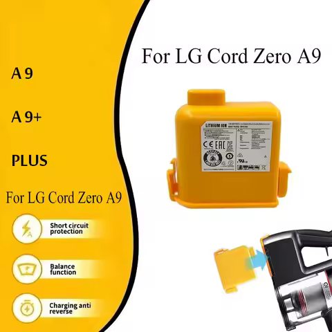 For LG Cord Zero A9 4000mAh 5000mAh Lithium Ion White Brand Battery Replacement For LG CordZero A9 F