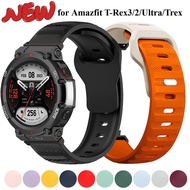 Silicone Strap Watchband for Huami Amazfit T-Rex3 2 Trex Pro Watch Band Silicone Accessories for Ama