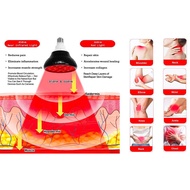 Infrared 18W Beauty E18 Physiotherapy Lamp Physiotherapy PAR38 Baking Lamp Household Beauty Lamp Phy