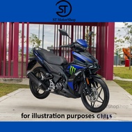 VOGE FR150 GP Edition Black Hitam RAPIDO Coverset Body Cover Fr150 Sticker Tanam Stripe