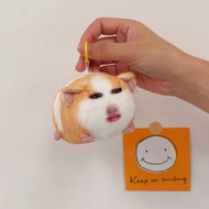 Keychain Cute Plushie Keychain Cute for Bag Guinea Pig Meme Toy Emoji Gift for Friends Birthday Gift