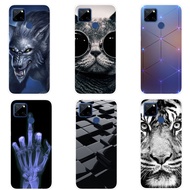 For Realme C12 Case Soft Silicone For Realme C12 C 12 Casing Painting TPU Back Cover