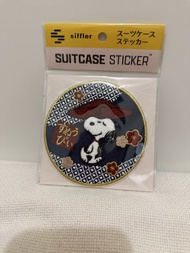 ✈️New 日本 Snoopy suitcase sticker 行李箱 刺繡貼紙