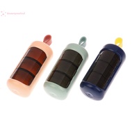 [Beautyoufeel] Mini Portable Pill Box Medicine Compact Sealed Box 3 Compartments Pill Storage Box Pill Organizer Travel Medicine Organizer Box