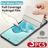 3Pcs Hydrogel Film For Motorola Edge 50 40 60 Neo Pro Moto 60s 70 2023 2024 Edge 60 50 Fusion HD Scr