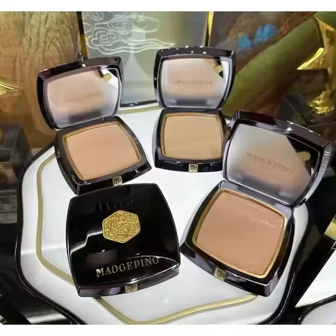Original Genuine New Maogeping Silk Powder Cream Light Sense Skin Beauty Concealer Foundation Pretty
