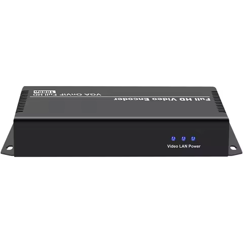2026 new H.265 VGA to IP Video Encoder Rtmp Srt Iptv Stream Video Streamer for youtube Facebook Live