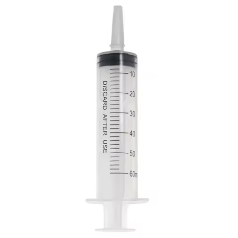 20ml 60ml Large Syringe Tools Syringe Measuring Plastic Syringes Pump 4 Pack Capacity Syringe ,Dispe