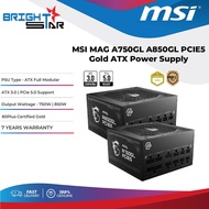 MSI MAG A750GL | A850GL PCIE5 Gold Full Modular ATX 3.0 Power Supply - 750W | 850W