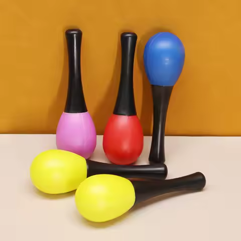 2pcs Maraca set of small shakers, Orff percussion instruments, shakers - Christmas KVT party, Hallow