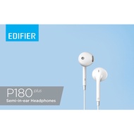 # EDIFIER P180 PLUS - Semi-in-ear Earbuds with Remote and Mic # [WHITE]