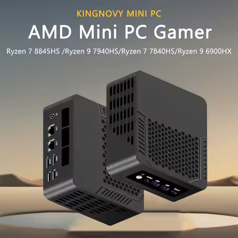 Dual LAN Mini Gaming PC AMD Ryzen 9 7940HS R7 7840HS Mini PC 16GB DDR4 512GB SSD Mini Computer 4K HD