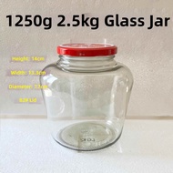 Heat-Resistant Food-Grade Canning Glass Bottle With Lid