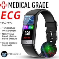 2023 New Healthy Blood Glucose New Smartwatch Men ECG+PPG Lady Monitoring Blood Pressure Body Temperature Smartwatch For