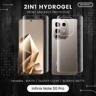 LAYAR E -Hydrogel INFINIX NOTE 50Pro+ 50Pro 50X 50S 50 40 Pro+ 40 Pro 40s 40 30 Pro 30 12 VIP 12 202
