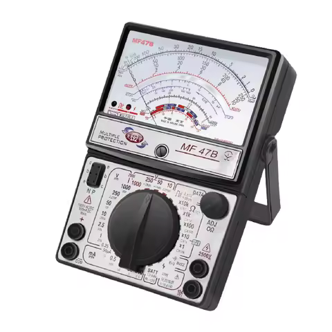 Analog Multimeter MF47C Pointer Meter AC DC Voltage Tester Ohm Current Resistance Electrical Repair 