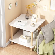 Simple Small Table Storage Rack Bedside Table Mini Side Table Square Table Bedroom Home Corner Table