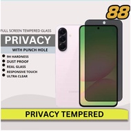 SAMSUNG A56 / A36 / A26 / A17 A16 A 07 Privacy Protection full Tempered Glass Screen Protector