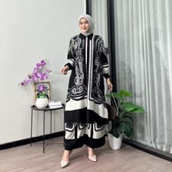 Set Tunik Kulot Zahira - Busui Friendly Gaya Arabian Elegan