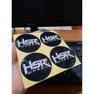 HSR DOP COVER embossed STICKER 4 pcs