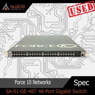 สวิตซ์ Force 10 Networks SA-01-GE-48T 48-Port Gigabit Switch with SA-01-10GE-2P Module สินค้ามีประกั