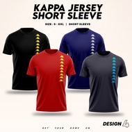 Kappa Microfiber Short Sleeve Crew Neck Unisex Jersey - Size S-2XL
