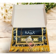 Sejadah Nama (Custom Name) Thick Mini Prayer Mat with Free Tasbih