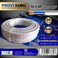 Sale- Kabel Listrik 1 Roll Tembaga Kenjiro Nym 2X1,5 / Kabel Kenjiro