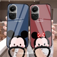 Case+strap Oppo Reno 10 5G Reno 10 PRO 5G - Glass Softcase Oppo Reno 10 5G Reno 10 PRO 5G - Casing Oppo Reno 10 5G Reno 10 PRO 5G (GC 110)