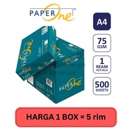 [Box] A4 HVS Paper 75 gr Paper One Print 1 Box