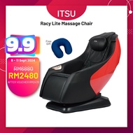 [9.9] [FREE DELIVERY] ITSU Racy Lite Massage Chair Free Neck Pillow - Ultra 4 Roller Massage Technol