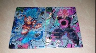 龍珠閃卡 悟空 黑悟空 背後金神龍金閃卡 兩張龍珠合併卡雙面 DRAGON BALL 超 CARD GAME 卡 悟空 STARTER DECK 龍珠 龍珠悟空卡 英文版龍珠閃卡 美版英文龍珠卡 美版