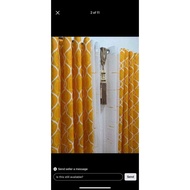 WindowStyleMNL 3in1 "Danica Yellow" Curtain 5-8 feet