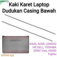 Bantalan Karet kaki casing bawah laptop ASUS ACER HP DELL LENOVO Axioo