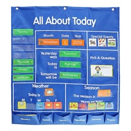 ️ All about today Time Weather Date Wall Chart Classroom Ring Creation Decoration