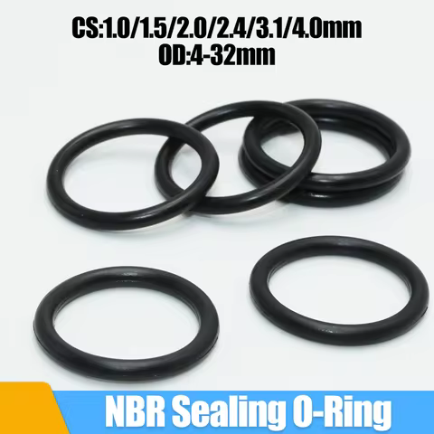 100/20pcs Rubber O Ring CS 1/1.5/2/2.4/3.1/4 Sealing Washer Car Faucet Plumbing Gasket Oil Resistant