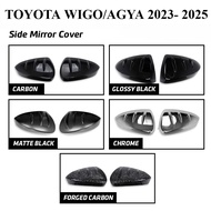 TOYOTA WIGO/AGYA 2023- 2025 Side Mirror Cover Carbon Chrome Accessories