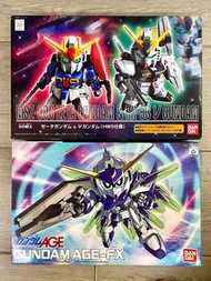BB戰士 MSZ-006 Z Gundam & RX-93 Nu Gundam set No.376 Gundam AGE-FX AGEG-Gen SD gundam高達模型