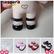 MARA Mini Shoes, Leather Lace Doll Shoes, Mini Replacement 20cm Adhesive Shoes Children Toys