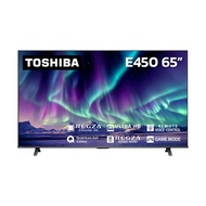 [จัดส่งพร้อมเชื่อมต่อสัญญาณ]TOSHIBA ทีวีคิวแอลอีดี 65 นิ้ว (4K QLED VIDAA) 65E450RP จัดส่งโดย HomePr