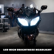 FOR Yamaha FJR1300 / Kawasaki Concours Gtr 6500k White H4 T10 LED Headlight Bulb Error Free