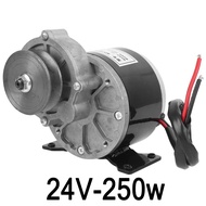 [มาถึง 1-2 วัน]มอเตอร์ไฟฟ้า เครื่องยนต์ มอเตอร์เกียร์ DC12V/24V 250W โวลต์พร้อมเกียร์ทดรอบมอเตอร์ลดเ