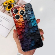 สำหรับ Realme C63เคส Realme RMX3939 C61มีสไตล์ฝาครอบบางเคสโทรศัพท์นิ่มสำหรับ Realme C61 C 63 RealmeC