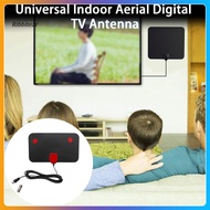  TV Antenna High Gain Stable Transmission Wide Range No Power Required Signal-Reception Ultralight TV DTV Box Digital Antenna Booster Office Supplies