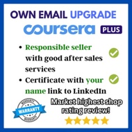 Coursera Plus Personal  Account Professional Certificate 1Month + warranty l