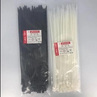 label ties 4,8 x 300mm (30cm) tersedia warna hitam dan putih
