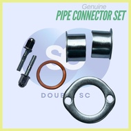 ☎ ¤ ▪ DOUBLE SC Muffler Exhaust Connector Set for TMX 125 / TMX 155 Heavy Duty