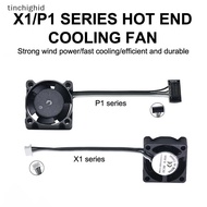 tinchighid 2510 Fan For Bambu Lab X1/P1 Hotend Cooling Fan With Cable Rapid Cooling Fan For Bambu X1